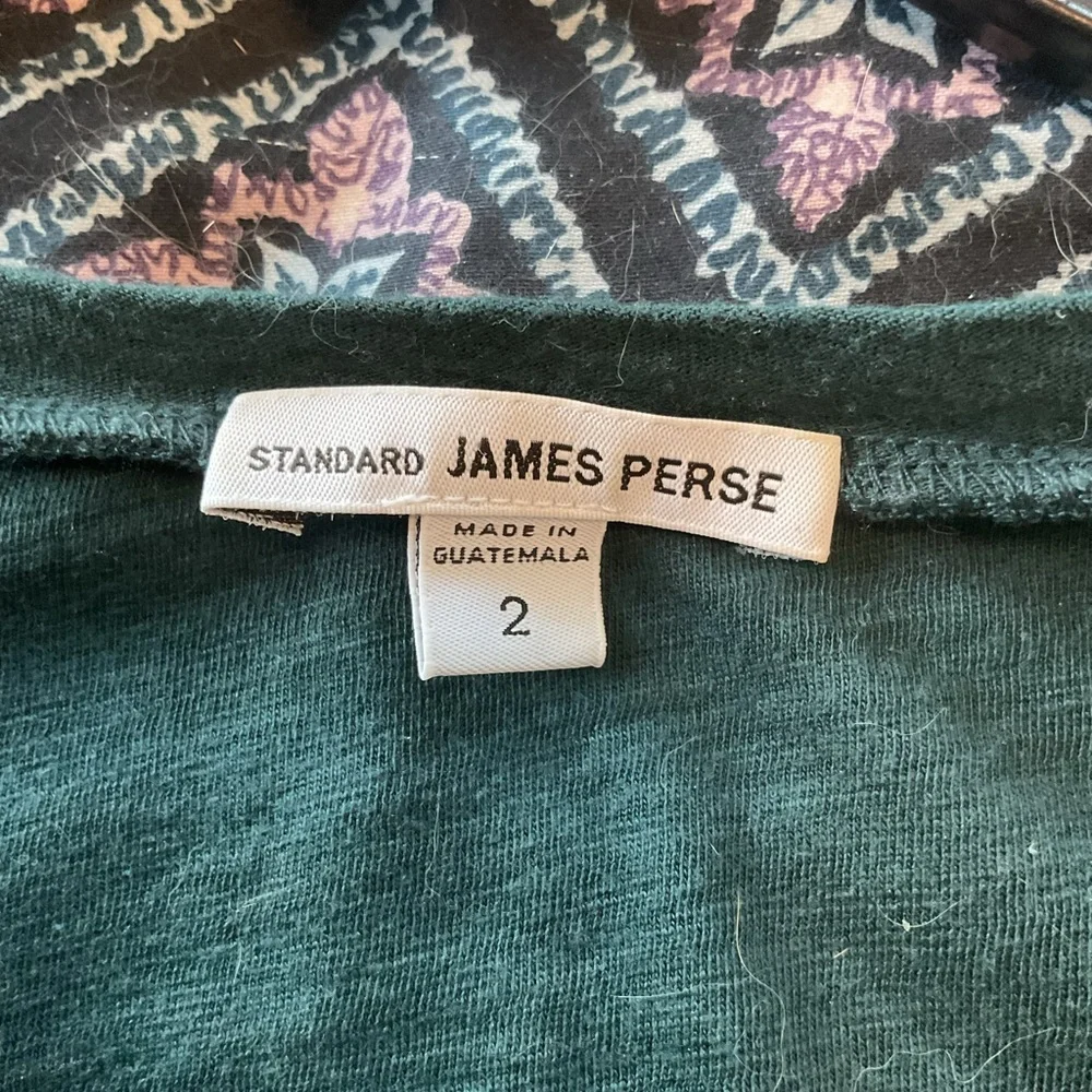 James Perse Scoop Neck Short Sleeve Tee - Picture 3 of 4
